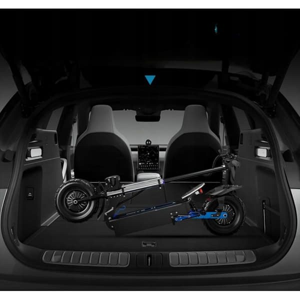 Elektrisk cykel OOTD D99 Dual Motor 6000W 85KM/H 120KM 60V40AH NFC Praktisk för att resa och parkera Svart
