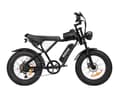 Miniatyrbild 3 av 11: Ridstar Q20 mini elcykel 1000W, 48V 15Ah batteri, 20"*4.0 fettdäck, max räckvidd 80 km, skivbroms fram och bak, Shimano 7-växlad