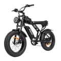 Miniatyrbild 3 av 11: Ridstar Q20 mini elcykel 1000W, 48V 15Ah batteri, 20"*4.0 fettdäck, max räckvidd 80 km, Shimano 7-växlad，stötdämpare framgaffel