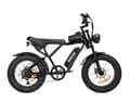 Miniatyrbild 1 av 11: Ridstar Q20 mini elcykel 1000W, 48V 15Ah batteri, 20"*4.0 fettdäck, max räckvidd 80 km, Shimano 7-växlad，stötdämpare framgaffel