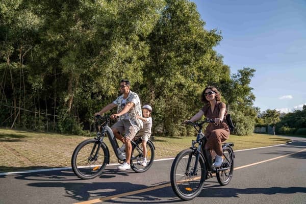 DYU C1 350W Elcykel | 55 km räckvidd och 26" allroaddäck - Högpresterande pendlings-elcykel med dubbla skivbromsar