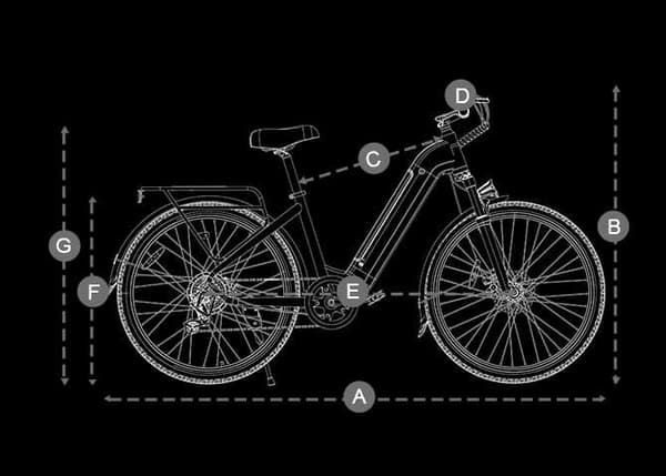 DYU C1 350W Elcykel | 55 km räckvidd och 26" allroaddäck - Högpresterande pendlings-elcykel med dubbla skivbromsar