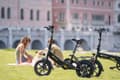 Miniatyrbillede 11 af 11: DYU C3 Slim-Fold elektrisk scooter | 45 km rækkevidde og 20,3 kg letvægtsdesign - 350W motor til by-e-cykelpendling
