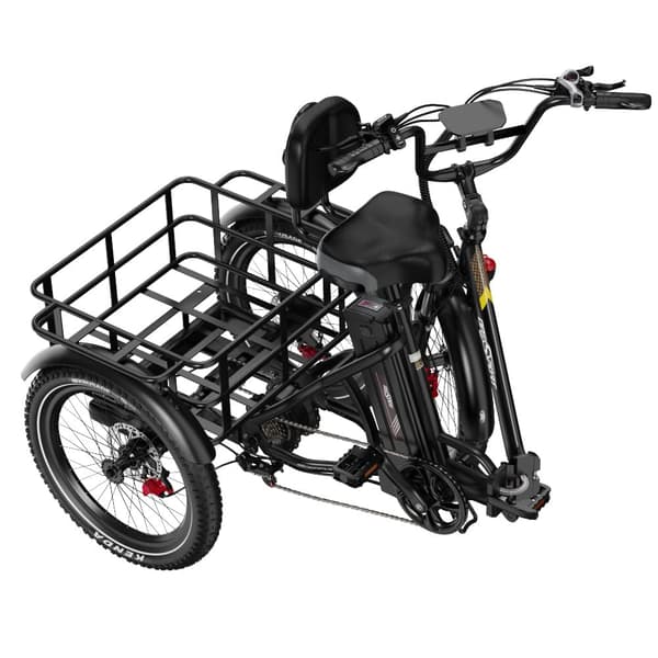 Elektrisk trehjulet cykel til last ONESPORT OT30 Pro, 500W 48V 18Ah, understøtter app