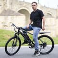 Pikkukuva 5 / 7: iScooter EB3 City -sähköpyörä, 500 W 36 V 10,4 Ah, toimintasäde 75–100 km, musta