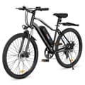 Pikkukuva 1 / 7: iScooter EB3 City -sähköpyörä, 500 W 36 V 10,4 Ah, toimintasäde 75–100 km, musta