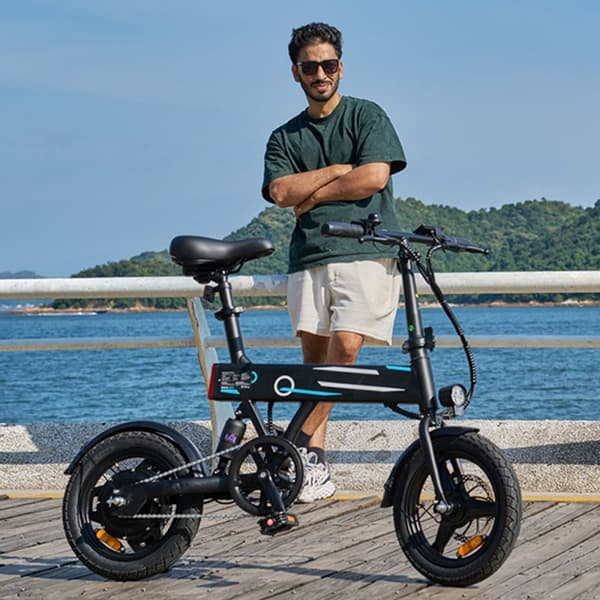 iScooter EB1 14" Mini City Elcykel, 350W, Maks. 25 km/t, Velegnet til teenagere