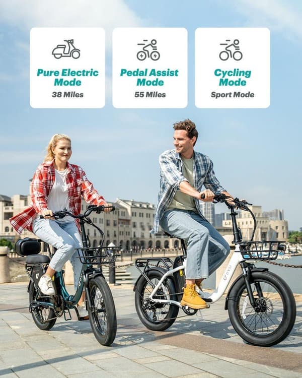 DYU C9 750W Hopfällbar Elscooter | 82 Mile Räckvidd, IP54 Vattentät - Högt Vridmoment Pendlar-E-Bike med Hydrauliska Bromsar