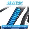 Pikkukuva 7 / 11: Sähköpyörä TTGO M310, 27,5", 500W 48V 15Ah, maastoajoon