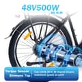 Pikkukuva 8 / 11: Sähköpyörä TTGO M310, 27,5", 500W 48V 15Ah, maastoajoon