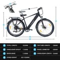 Pikkukuva 11 / 11: Sähköpyörä TTGO M310, 27,5", 500W 48V 15Ah, maastoajoon