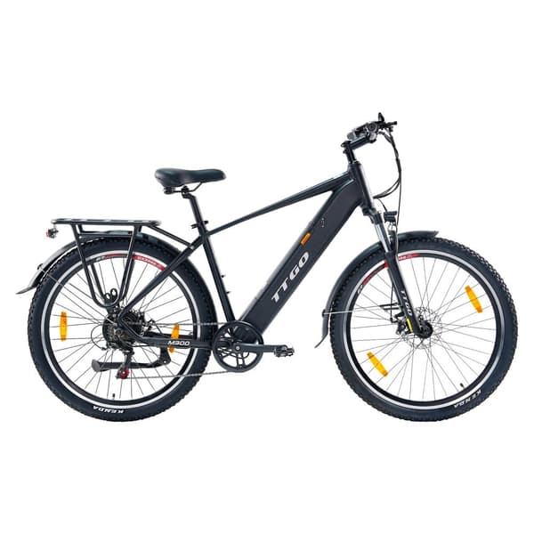 Sähköpyörä TTGO M300, 250 W vääntömomenttianturilla, 36 V 20 Ah, 27,5" työmatkoille ja vapaa-ajalle Musta
