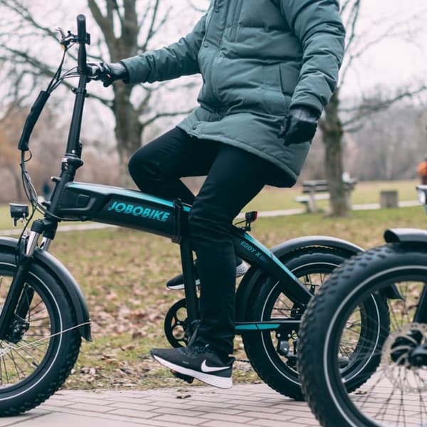 Sammenklappelig elektrisk fatbike JOBOBIKE Eddy X, 250W 48V 14Ah, 25 km/t