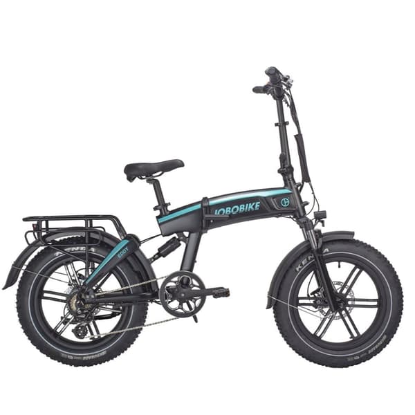 Sammenklappelig elektrisk fatbike JOBOBIKE Eddy X, 250W 48V 14Ah, 25 km/t