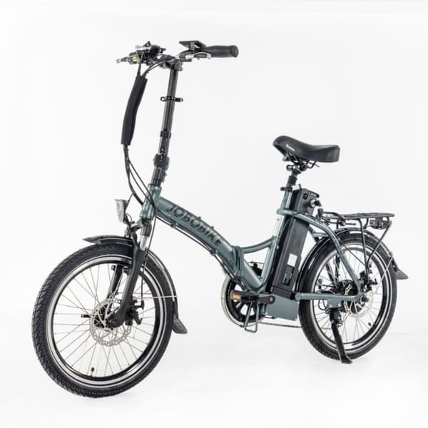 Kevyt sähköinen kaupunkipyörä JOBOBIKE Sam, kokoontaitettava, 36V 13Ah 486Wh, harmaa