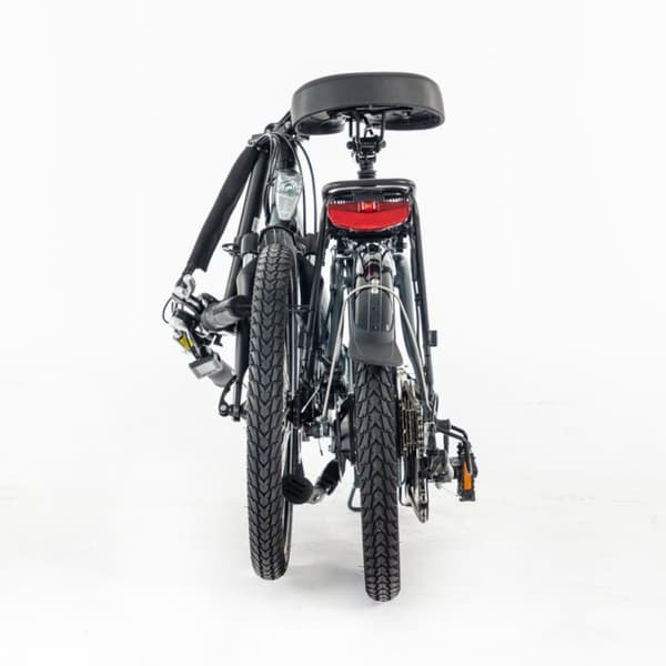 Kevyt sähköinen kaupunkipyörä JOBOBIKE Sam, kokoontaitettava, 36V 13Ah 486Wh, harmaa