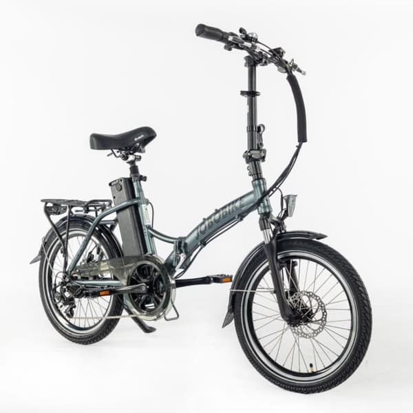 Kevyt sähköinen kaupunkipyörä JOBOBIKE Sam, kokoontaitettava, 36V 13Ah 486Wh, harmaa