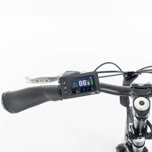 Kevyt sähköinen kaupunkipyörä JOBOBIKE Sam, kokoontaitettava, 36V 13Ah 486Wh, harmaa