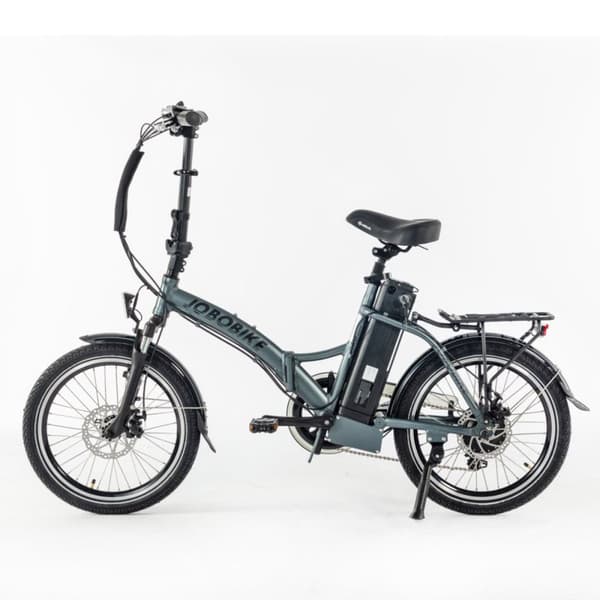 Kevyt sähköinen kaupunkipyörä JOBOBIKE Sam, kokoontaitettava, 36V 13Ah 486Wh, harmaa