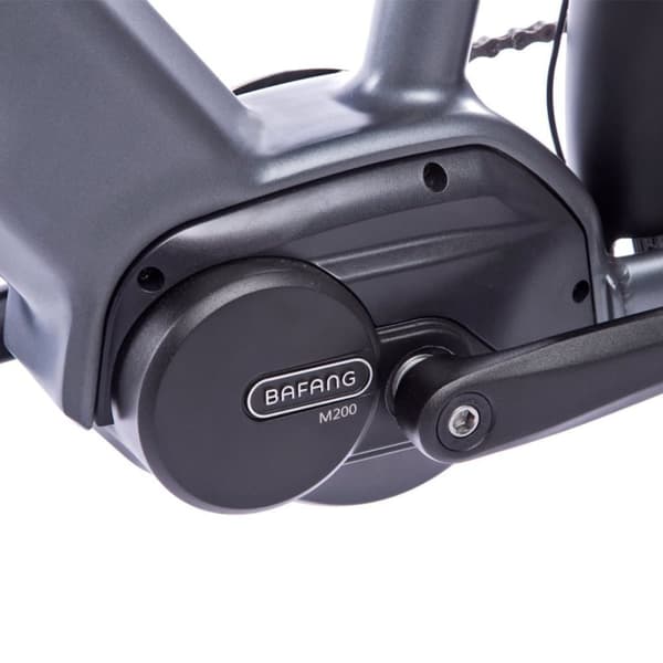 Herre elcykel JOBOBIKE Henry, 28", 250W Bafang mellemmotor, 36V 14Ah, grå