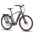 Miniatyrbillede 2 af 8: Herre elcykel JOBOBIKE Henry, 28", 250W Bafang mellemmotor, 36V 14Ah, grå