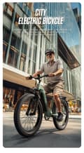 Miniatyrbillede 2 af 11: JOOBIKE J001 elcykel: 1000W motor, 90 km rækkevidde, off-road og pendler elcykel med Shimano 7-trins gear og LCD-skærm