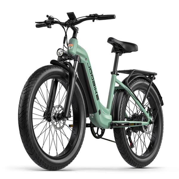 JOOBIKE J001 elcykel: 1000W motor, 90 km rækkevidde, off-road og pendler elcykel med Shimano 7-trins gear og LCD-skærm