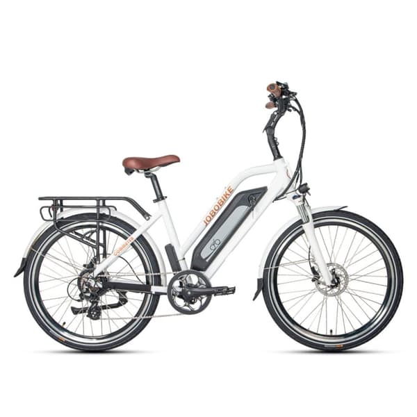 City Elcykel JOBOBIKE Pendler, 250W 36V 18.2Ah, Step-through Hvid