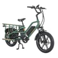 Pikkukuva 2 / 7: Sähköinen tavarapyörä perheelle JOBOBIKE Transer, vääntömomenttianturi, 48V 13Ah kaksoisakku, kuorma 200kg