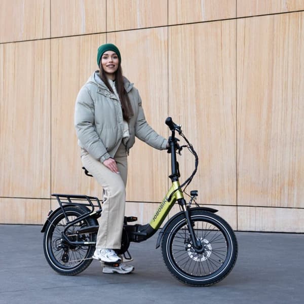 Hopfällbar elcykel JOBOBIKE Ace, 36V 250W 10Ah, för pendling