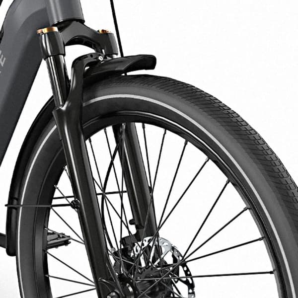 Sähkövaelluspyörä JOBOBIKE Astra, 250W 36V 15Ah, Shimano 8S, Bluetooth-tuki, harmaa