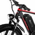 Miniatyrbild 6 av 11: DUOTTS S26 20AH batteri, 120 km räckvidd, 2*750W motor, SHIMANO 7-växlad, hydrauliska skivbromsar, elcykel