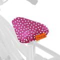 Miniatyrbild 2 av 2: BikeCap-sattelÃ£ Å weiÃ£Ã¿¿e beläggning för barn Rosa-prickiga mönster - 7115.04131