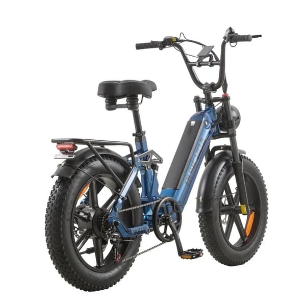 BURCHDA AZ20 - 2025 Fashion Urban Elcykel 20AH batteri, 80 km räckvidd, 1000W motor, 45 km/h hastighet, hydrauliska bromsar, SHIMANO 7-växlad