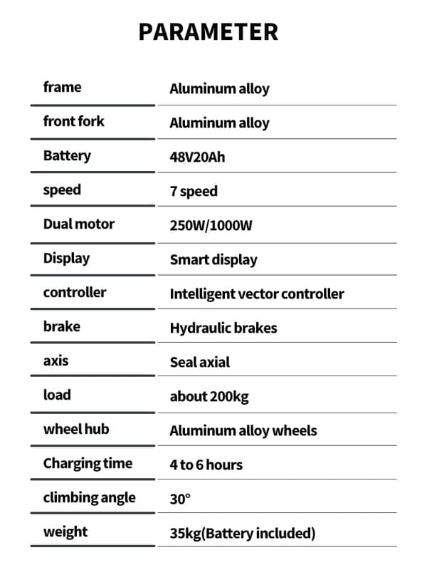 BURCHDA AZ20 - 2025 Fashion Urban Elcykel 20AH batteri, 80 km räckvidd, 1000W motor, 45 km/h hastighet, hydrauliska bromsar, SHIMANO 7-växlad