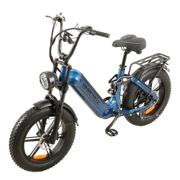 BURCHDA AZ20 - 2025 Fashion Urban Elcykel 20AH batteri, 80 km räckvidd, 1000W motor, 45 km/h hastighet, hydrauliska bromsar, SHIMANO 7-växlad
