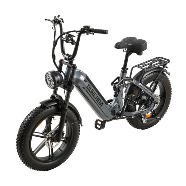 BURCHDA AZ20 - 2025 Fashion Urban Elcykel 20AH batteri, 80 km räckvidd, 1000W motor, 45 km/h hastighet, hydrauliska bromsar, SHIMANO 7-växlad