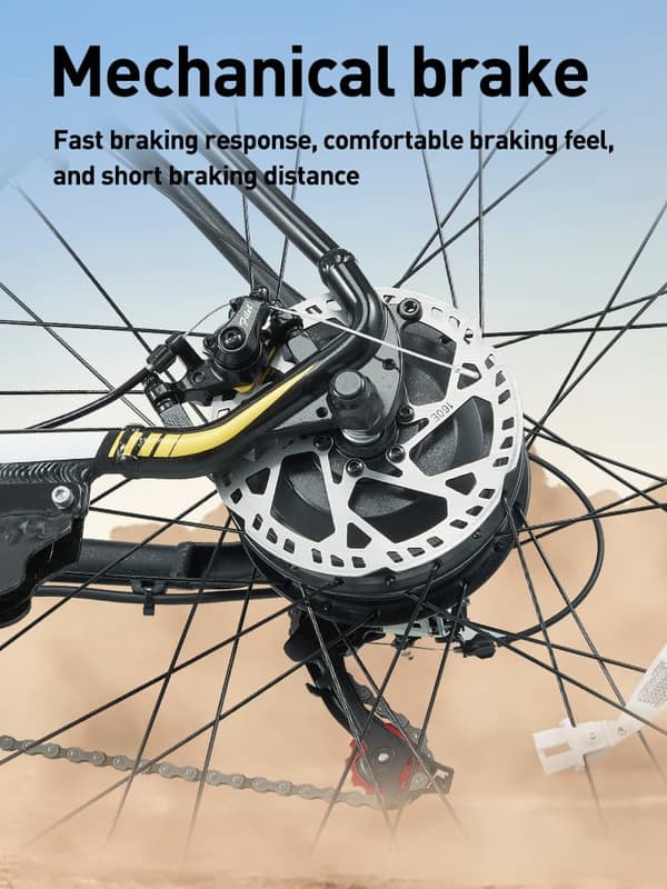 BURCHDA RX60 elcykel 15AH batteri, 800W motor, 45 km/h hastighet, 70 km räckvidd, SHIMANO 21 växlar, IP56 vattentäthetsklassning