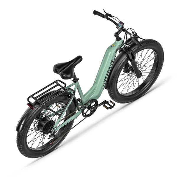 JOOBIKE JOO1 Elcykel för vuxna 17,5AH batteri 45 km/h 90 km 1000W motor hydraulisk skivbroms 26*3,0 tums däck SHIMANO 7-växlad elcykel