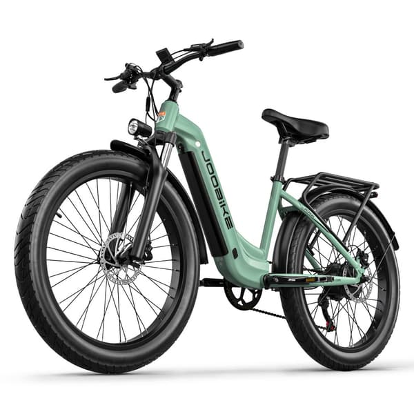 JOOBIKE JOO1 Elcykel för vuxna 17,5AH batteri 45 km/h 90 km 1000W motor hydraulisk skivbroms 26*3,0 tums däck SHIMANO 7-växlad elcykel