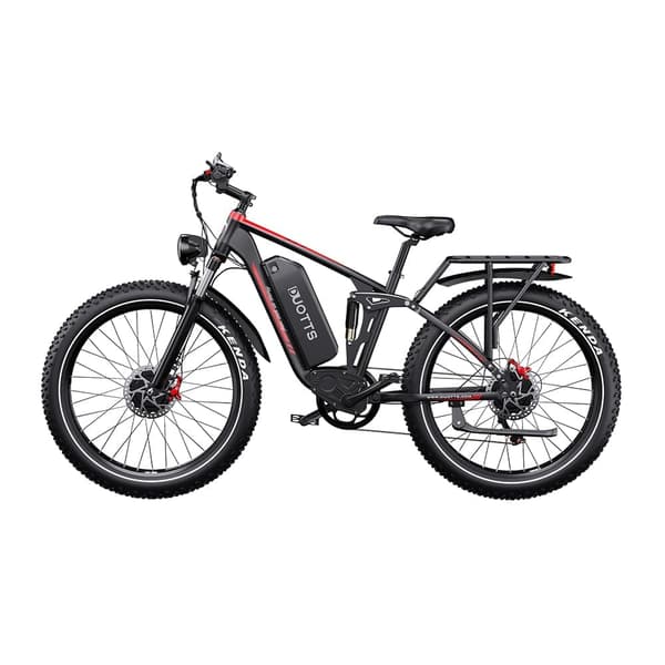 DUOTTS S26 elektrisk cykel 26", 750W*2 dobbelte motorer, 48V20AH Samsung-batteri, rækkevidde 40-120 km, Shimano 7-trins, tre køretilstande