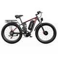 Miniatyrbild 2 av 4: Vélo Elektrisk DUOTTS S26 750W * 2 Motor 26*4.0in Uppblåsbara Däck 48V 19.2Ah LG Batteri 120km Port