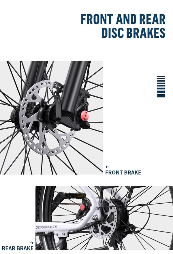 Onesport OT05 PRO E-Bike: 250 W vääntömomenttianturi, 36 V 22,5 AH akku, toimintasäde 130-140 km, kevyt muotoilu, 29 kg, hydrauliset jarrut