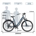 Miniatyrbillede 10 af 11: Onesport OT05 PRO elcykel: 250W momentsensor, 36V 22.5AH batteri, 130–140 km rækkevidde, letvægtsdesign, 29 kg, hydrauliske bremser, 2025