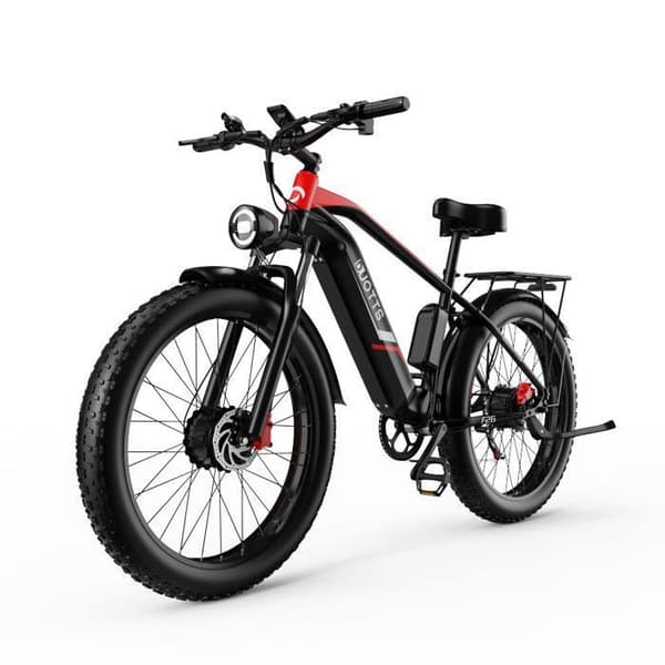 Elcykel DUOTTS F26, dubbla motorer 2 x 750 W, batteri 48 V 20 Ah, däck 26 x 4,0 tum, 7 växlar, hydrauliska skivbromsar