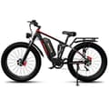 Miniatyrbild 2 av 6: Växlar EL-Cykel DUOTTS S26 - Dubbelmotor 750W*2 - 48V/20Ah Samsung Batteri - 7 växlar SHIMANO - Hjul 26*4.0'' + cykelväska