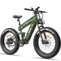 Miniatyrbild 1 av 11: FREESKY M520 elcykel 41AH batteri, 1200W motor, 257km räckvidd, 60km/h hastighet, 26*4.0 tums fettdäck