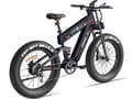 Miniatyrbild 6 av 11: FREESKY M520 elcykel 1200W motor, 257km räckvidd, 41AH batteri, 60km/h hastighet, 26*4.0 tums fettdäck