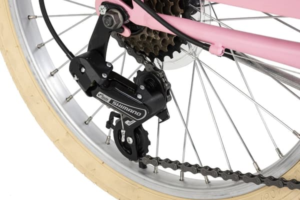 20" TOSCANA 6-speed børnecykel pink Dacapo