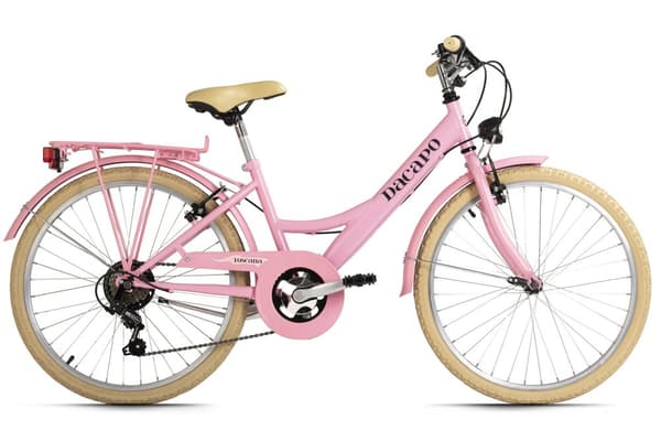 24" Toscana 6-gears pink Dacapo børnecykel